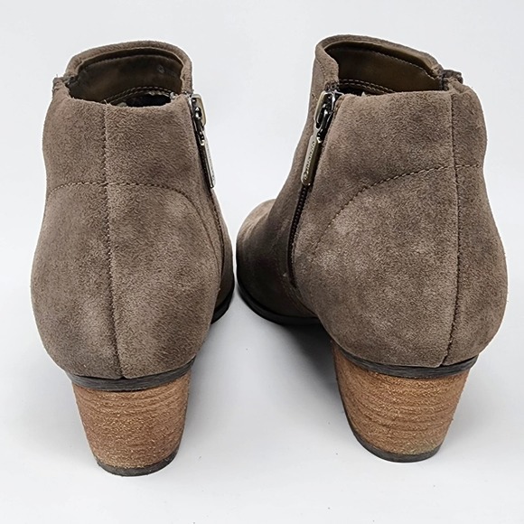 Blondo Booties Women's 8.5M Villa Taupe Waterproof Ankle Side Zip Lined Comfort - Picture 5 of 12